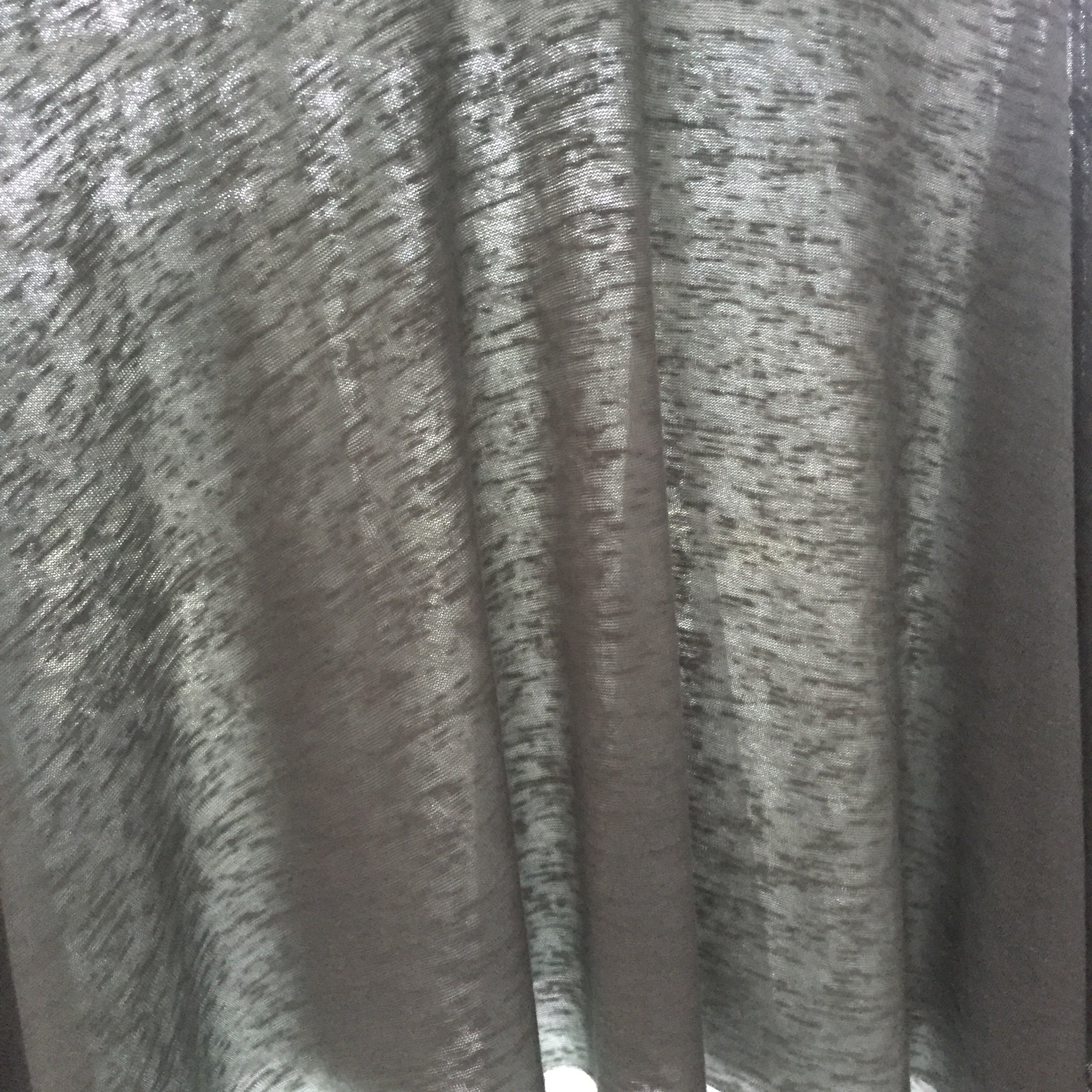 modal 55% recycled polyester 45% slub knitted fabric jersey