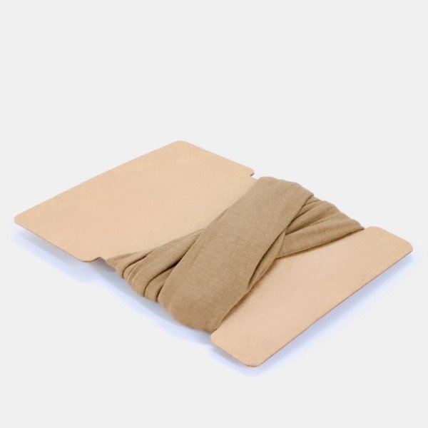 Plain elastic ecofrindly bamboo fiber spandex fabric accessories cloth headband for women