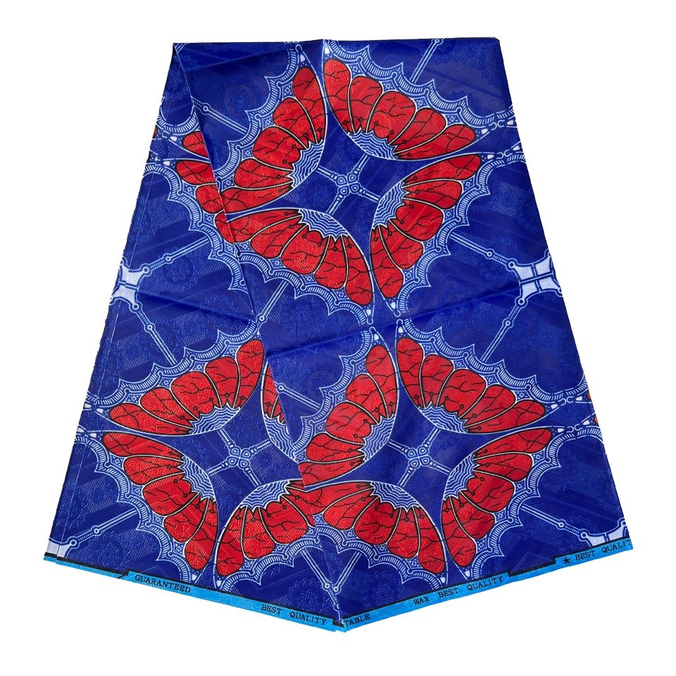 100% Polyester African Fabrics Wax 3D Embossed Printed Wax Print Fabrics for Cloth