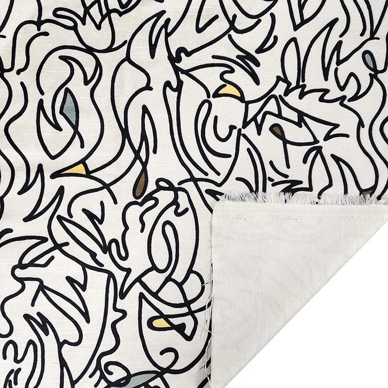 Flower Design 430gsm 140cm Wide Bedsheet Disperse Printed Linen Fabric Dot Style Home Textile Bag Free Design Sample Available