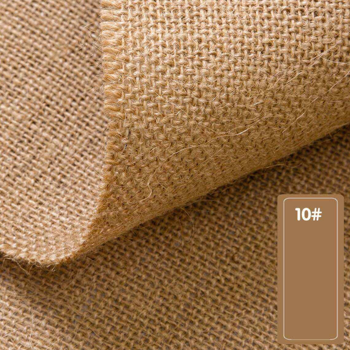 JIAHE Cheap Price Eco Friendly Burlap Jacquard Linen Jute Fiber 100% Jute Fabric