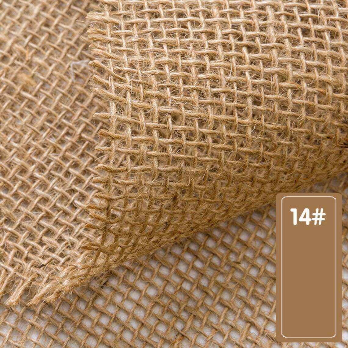 JIAHE Cheap Price Eco Friendly Burlap Jacquard Linen Jute Fiber 100% Jute Fabric