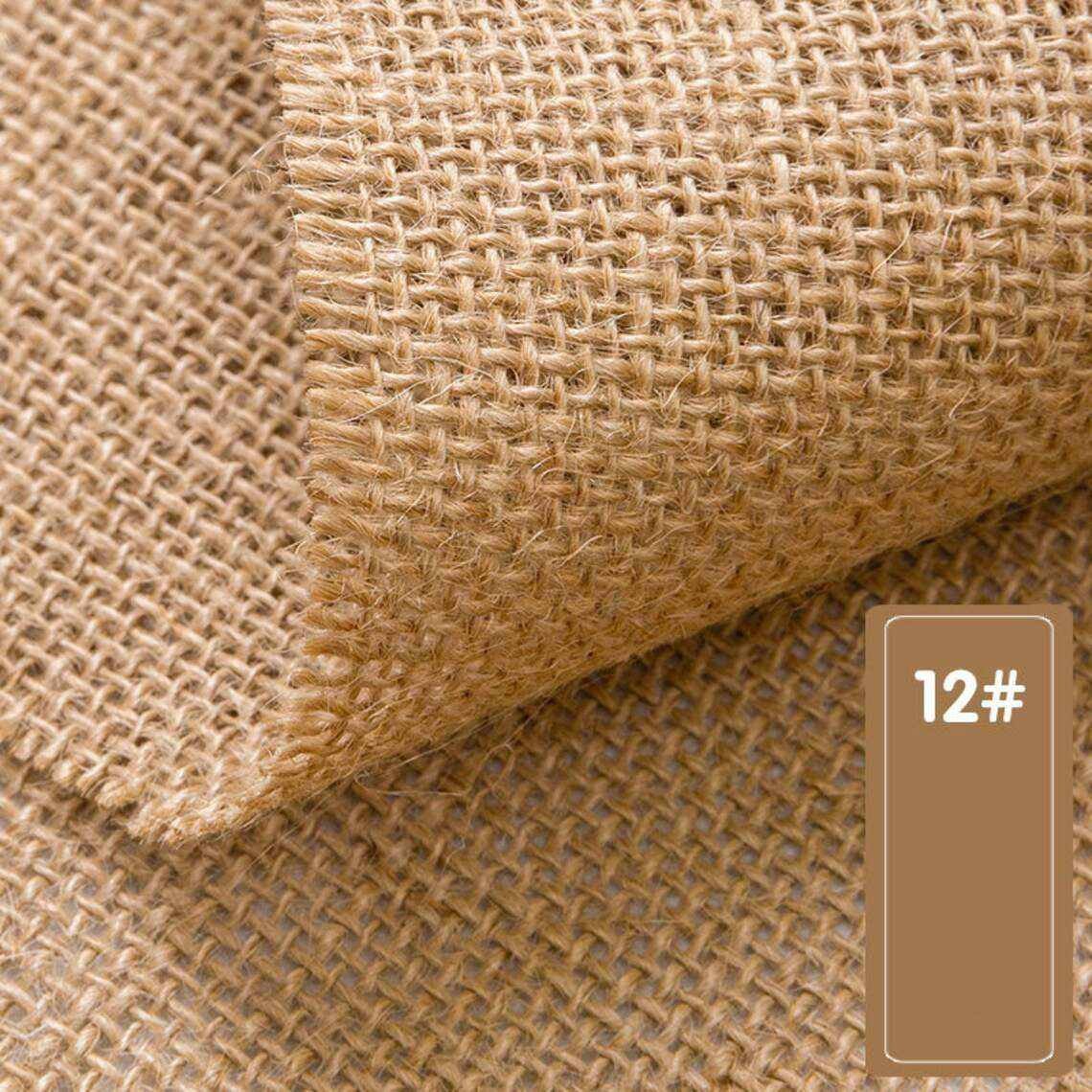 JIAHE Cheap Price Eco Friendly Burlap Jacquard Linen Jute Fiber 100% Jute Fabric