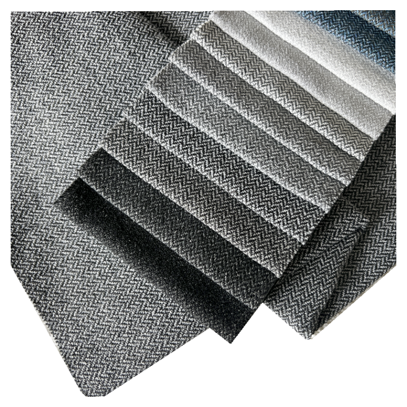 Wholesale Home Textile 100% Polyester Linen Sofa Fabric furniture Linen Fabric for sofa