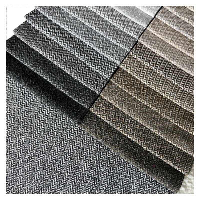Wholesale Home Textile 100% Polyester Linen Sofa Fabric furniture Linen Fabric for sofa
