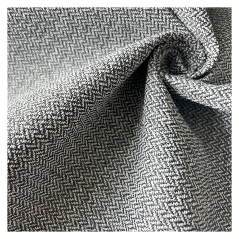 Wholesale Home Textile 100% Polyester Linen Sofa Fabric furniture Linen Fabric for sofa