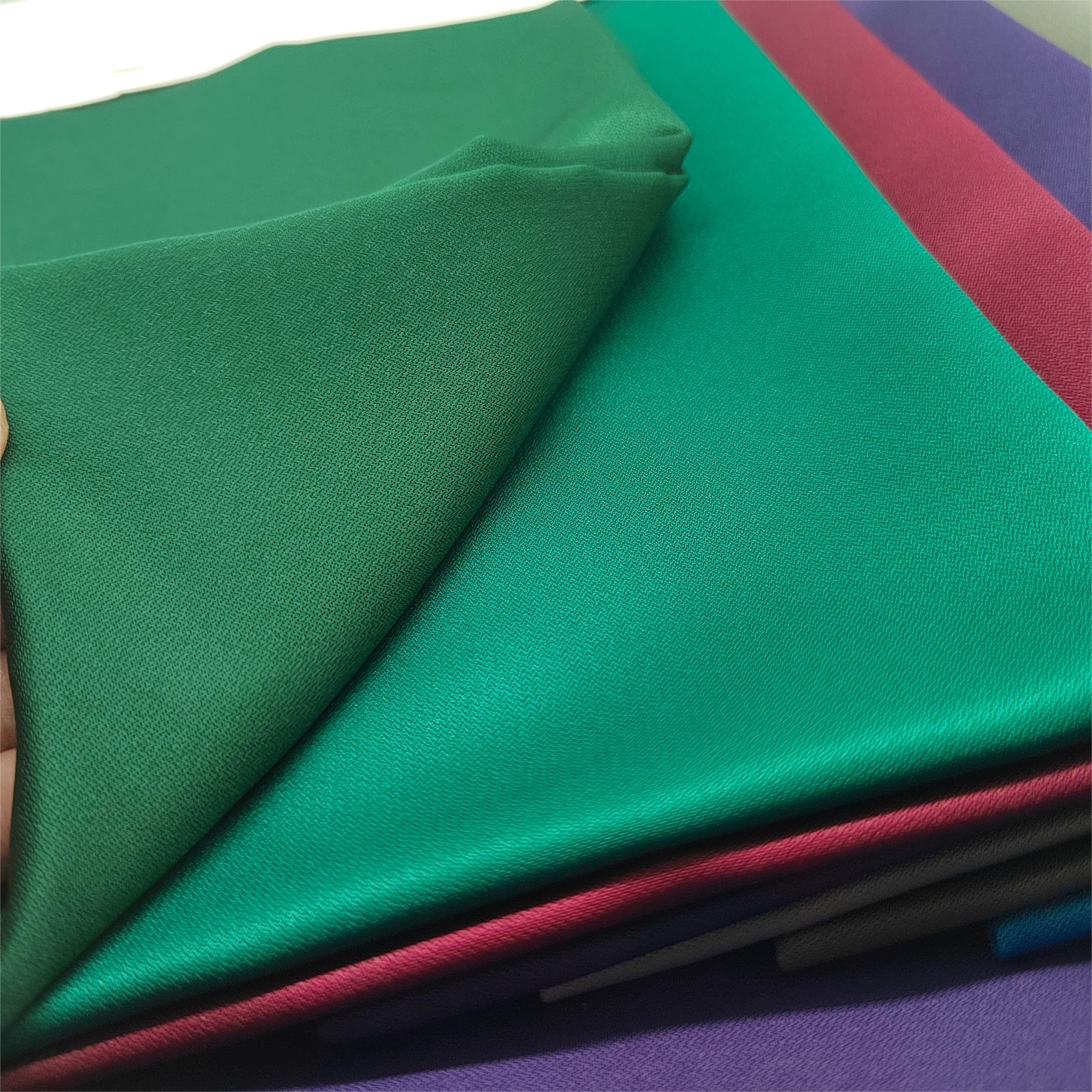 pearl skin fabric 100% polyester fabric for dress woman material anti-microbial fabric
