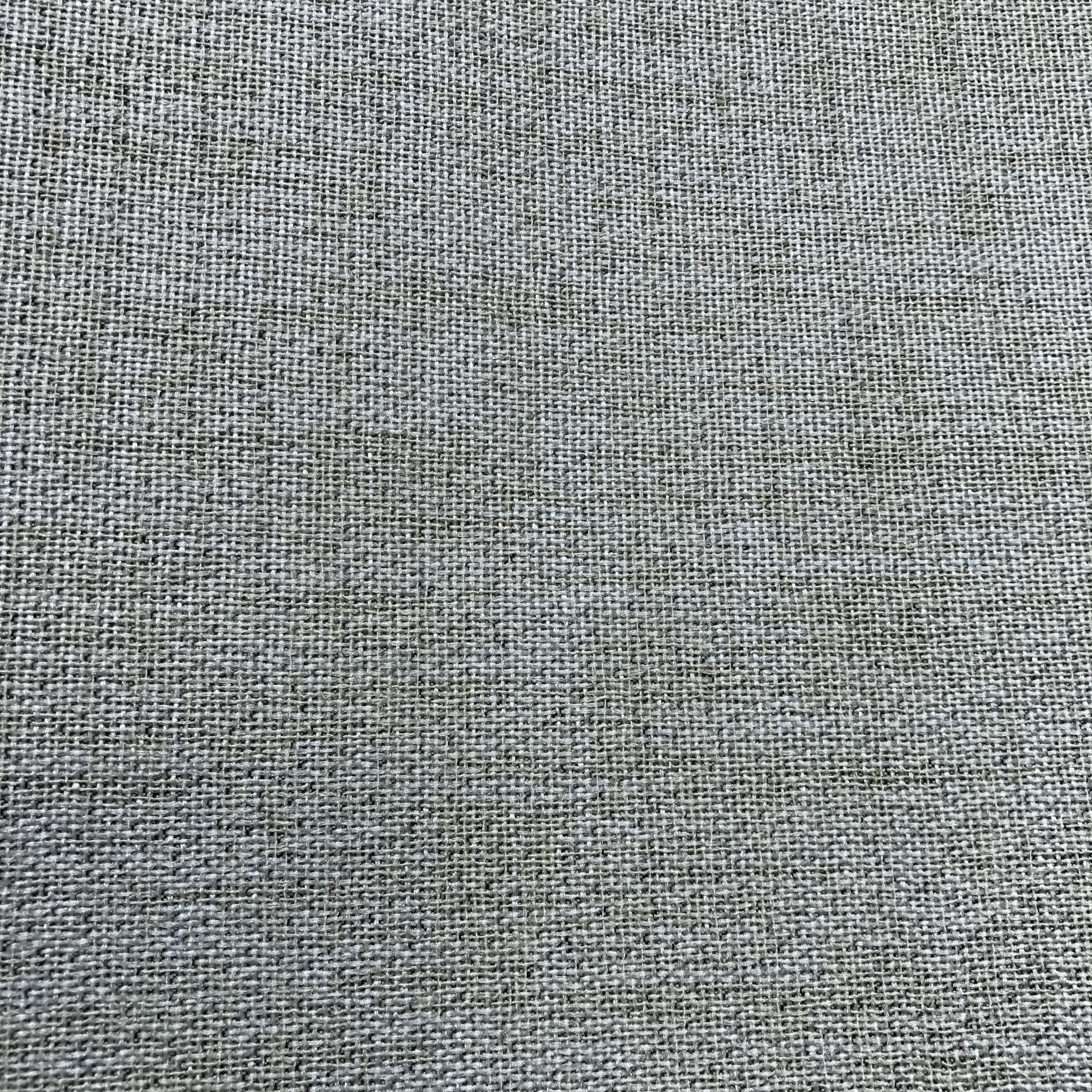 Ready made window Curtains Blackout 100%polyester linen fabric for living room