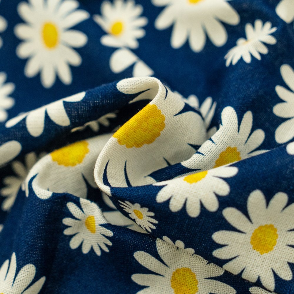 Light Linen rayon blended fabric woven custom digital printing summer 100% linen fabric for garment