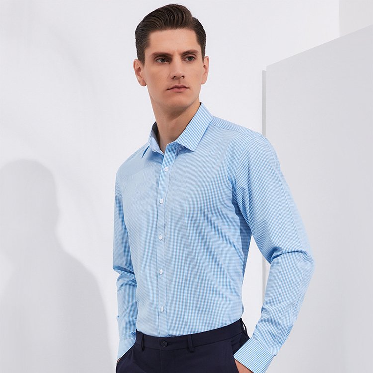 BAMSILK -Original Brand Organic Bamboo Fabric Social Mens Poplin Formal Business Casual Funky Dress Shirts
