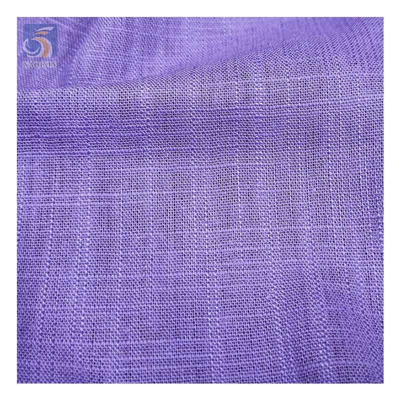 Factory Spot 180gsm 12*12 Eco-friendly 30% Linen 70% Cotton Blended Fabric Soft Woven for Shirts Dresses Garments for Boys Girls