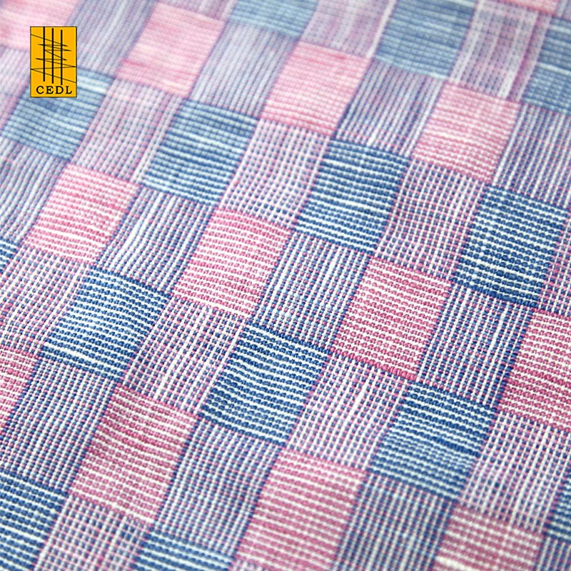 100% Linen Check Fabrics for Baby Sling Carrier Baby Sling Wrap YARN DYED FLAX Fabric Poplin Fabric Shirt Organic Dress Garment