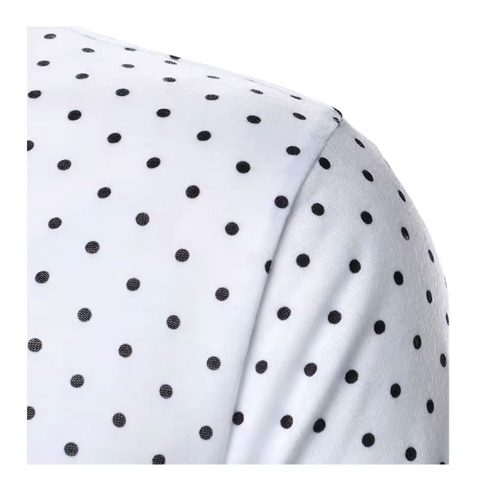 Hot Selling Private Label Comfortable Dotted Design Men Polo T-Shirt Oversized Wholesale Men Polo T-Shirt For Online Sale 2024