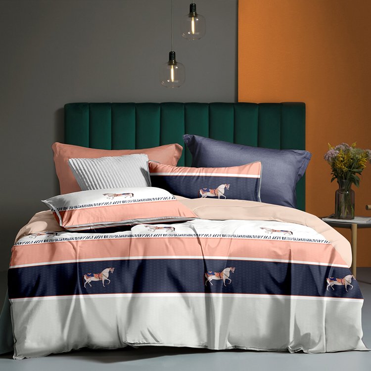 Custom Pillowcase Bedsheet Home Textile Fabric Bedding Bamboo Material