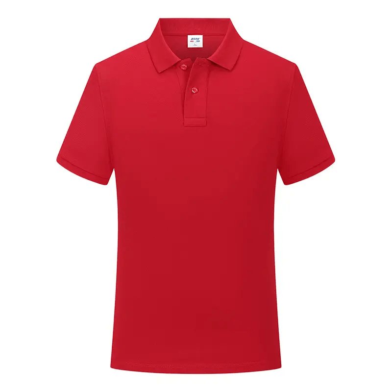 Men's Golf Polo Shirt Custom Design OEM Logo Polyester Spandex 4-Way Stretch Breathable Men's Polo Shirt
