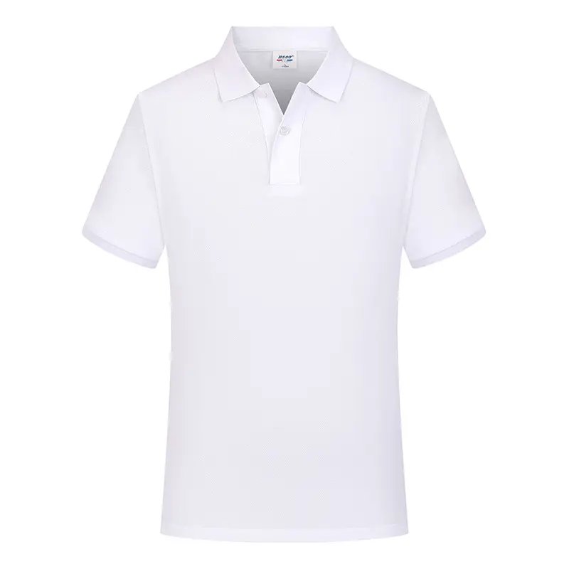 Men's Golf Polo Shirt Custom Design OEM Logo Polyester Spandex 4-Way Stretch Breathable Men's Polo Shirt