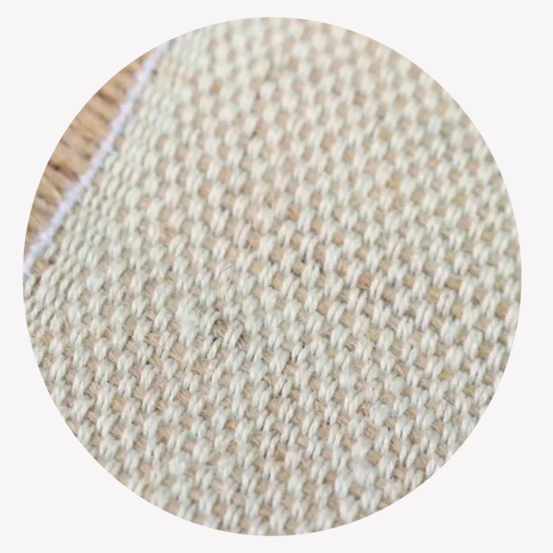 Good Quality Fashion Design 100% Linen Woven Jacquard Eco-friendly Fabric For Home Textile
