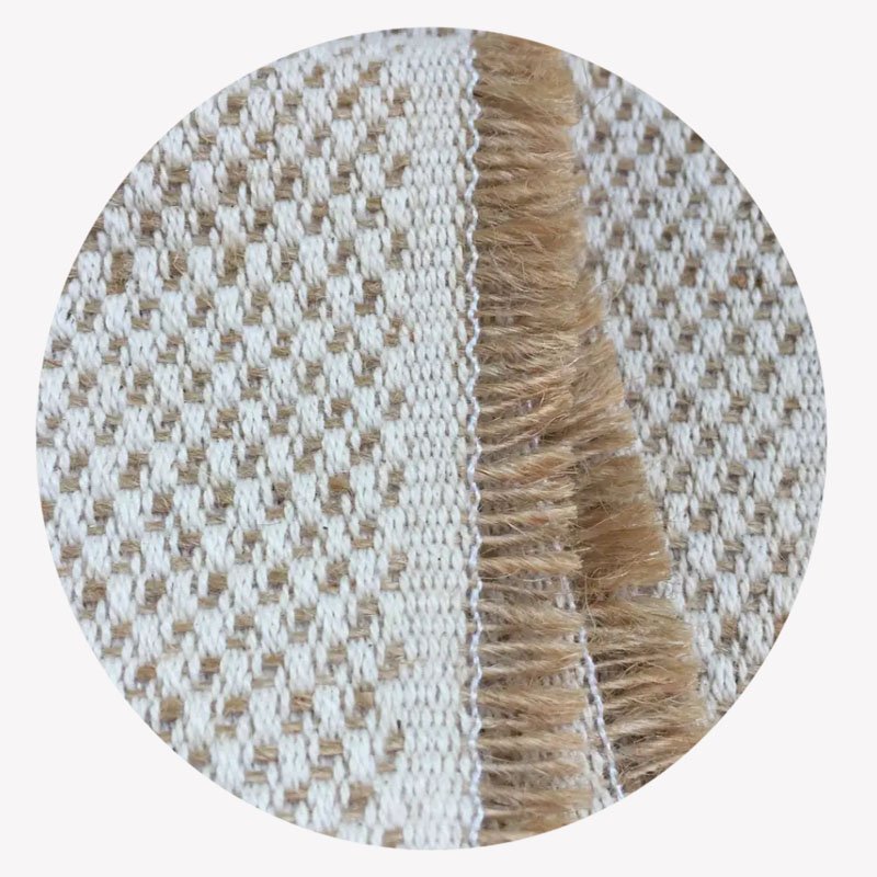 Good Quality Fashion Design 100% Linen Woven Jacquard Eco-friendly Fabric For Home Textile