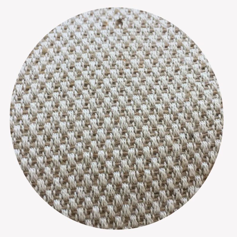 Good Quality Fashion Design 100% Linen Woven Jacquard Eco-friendly Fabric For Home Textile