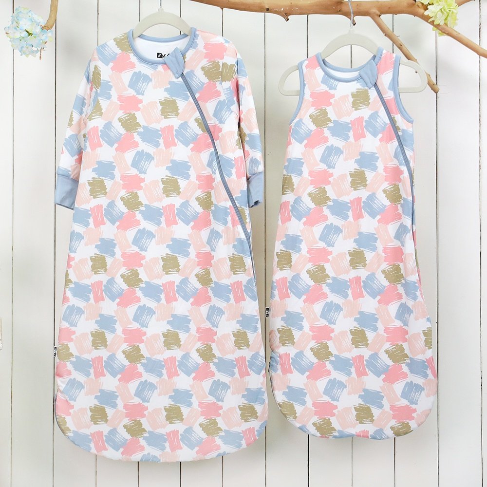 New design high quality Infants & Toddlers Baby zipper style customized Printed soft fabric sleeping sack baby Sleeping Bags