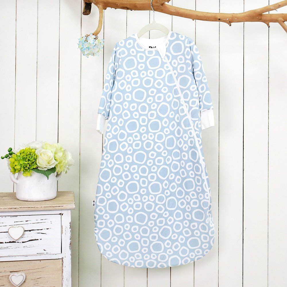 New design high quality Infants & Toddlers Baby zipper style customized Printed soft fabric sleeping sack baby Sleeping Bags