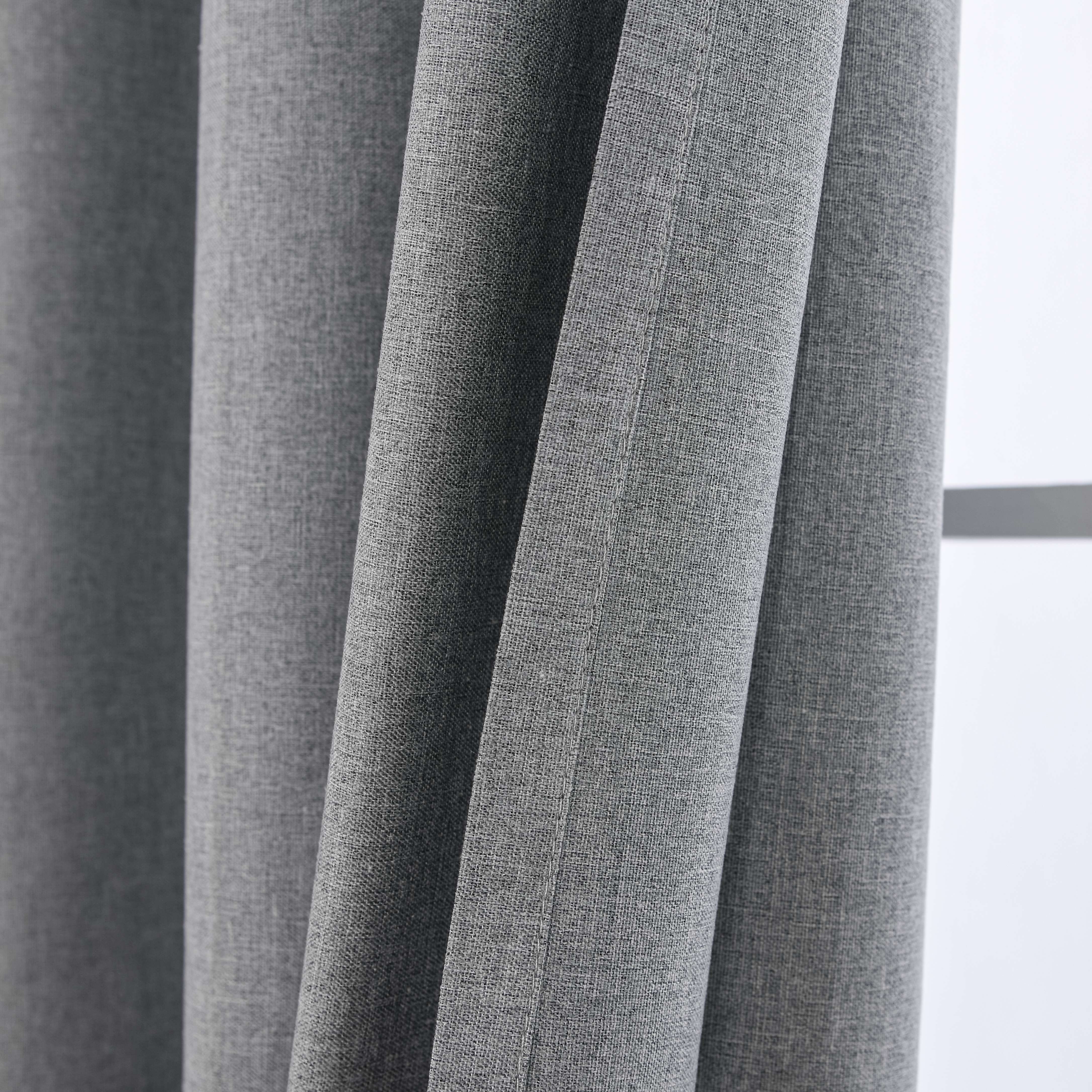 2024 High Quality Star Linen fabric with black film Smooth customizable Carbon Fiber Cloth Fabric curtain