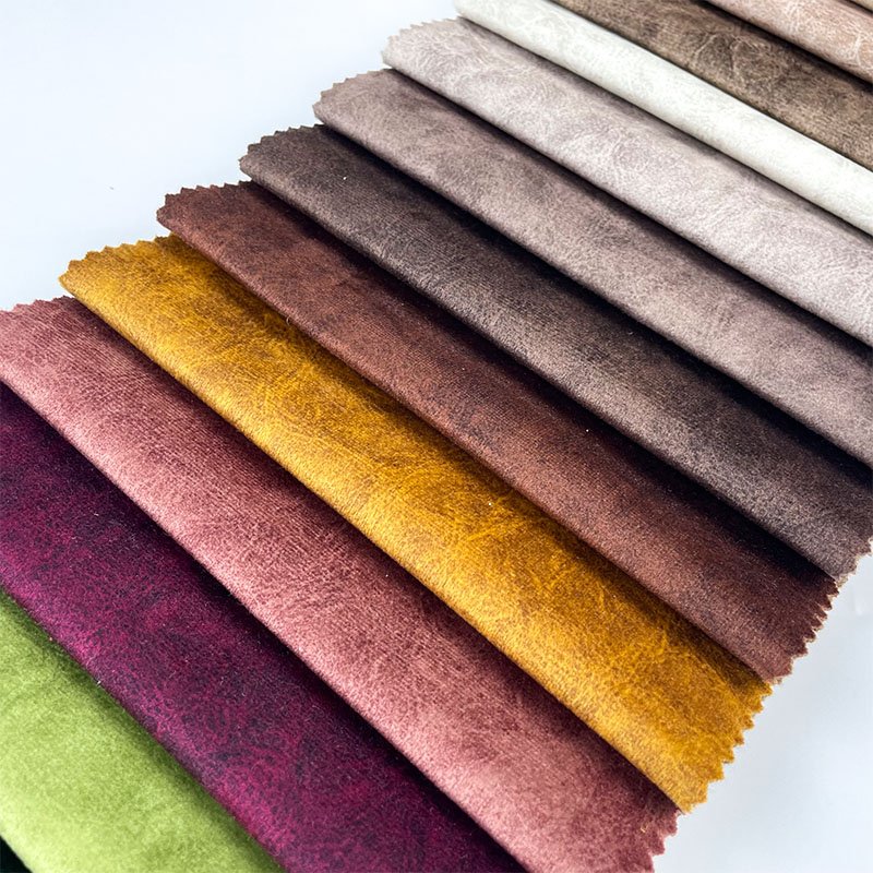 Velvet Upholstery Fabric Manufacturer High Quality Most Popular polyester Fabric For Sofa Plain Velvet Sofa Fabric
