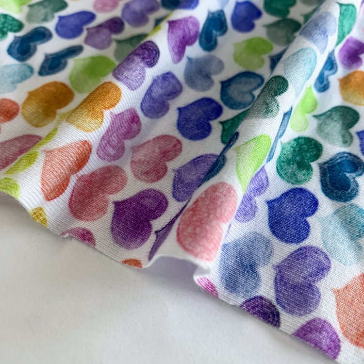 Digital printed cotton bamboo jersey fabric bamboo cotton fabric organic bamboo fiber cotton fabric for baby clothes