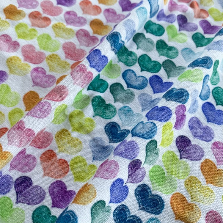 Digital printed cotton bamboo jersey fabric bamboo cotton fabric organic bamboo fiber cotton fabric for baby clothes