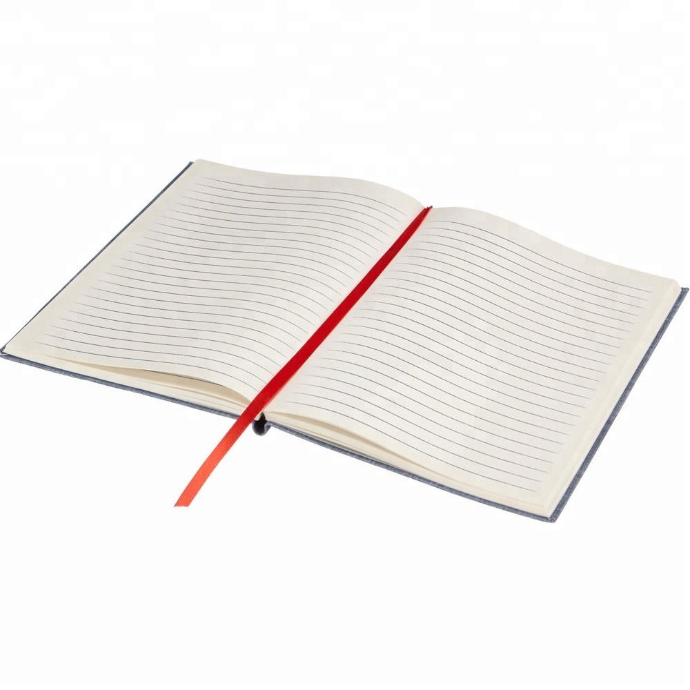 100% linen printed fabric covered journals hemp notebook