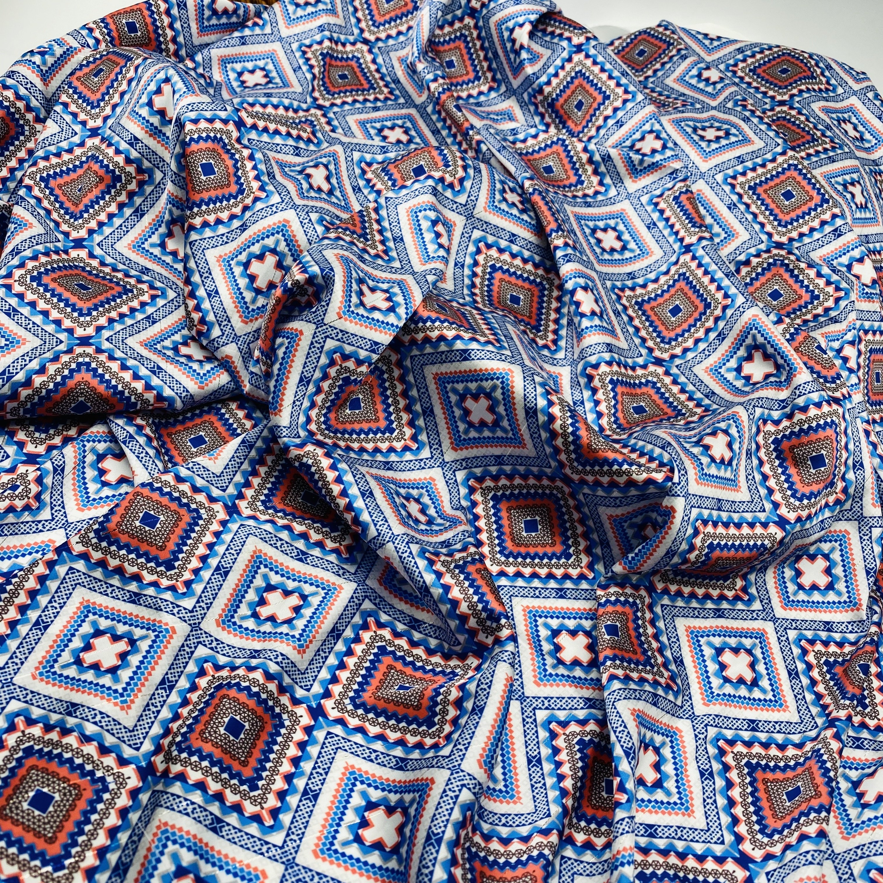 New design heavy lurex chiffon two way stretch chiffon satin fabric Flower digital printing fabric for fashion dress