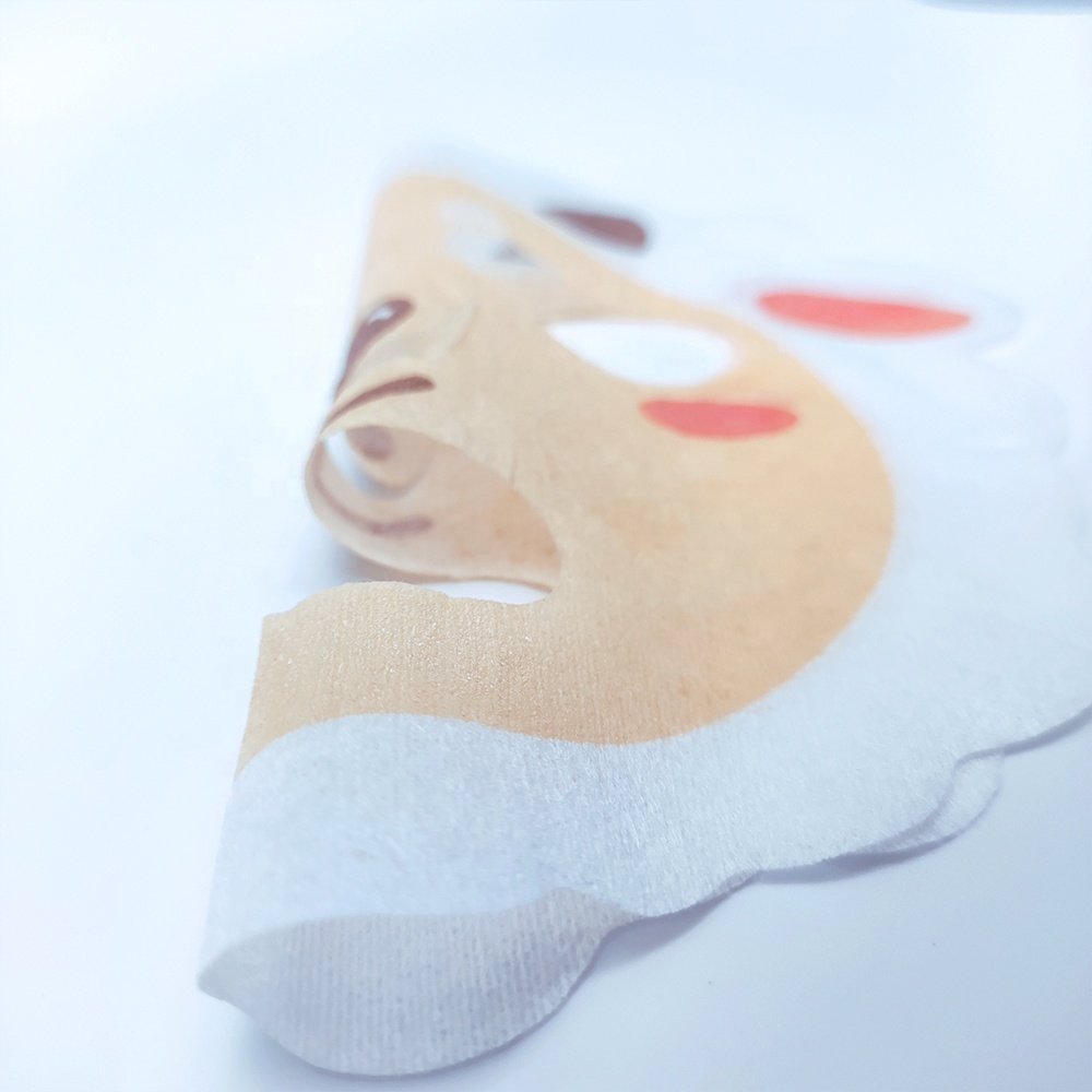 Little sheep Printing Facial Mask Sheet for Kids, Children - Made with 100% Cotton Support face customization