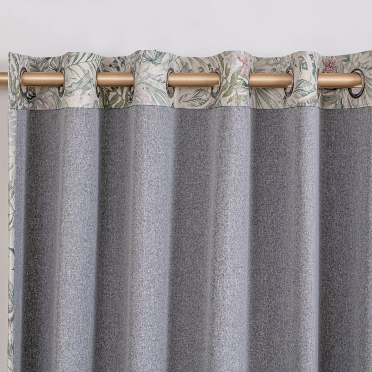 Great Performance Chinese Style Digital Printed Luxury Blackout Curtain For Living Room Ready Made Smart Roll Curtain