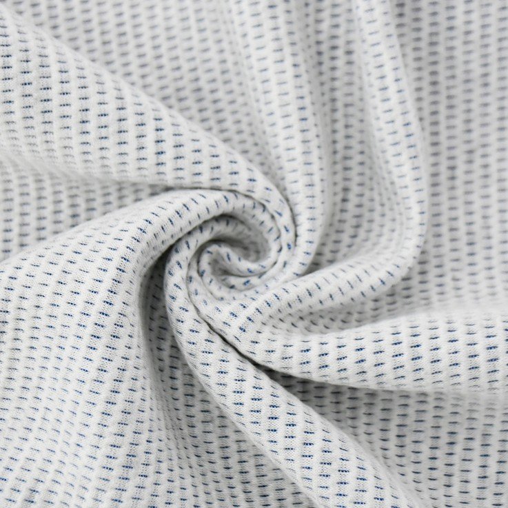 100% polyester fabric elastic and breathable knitted bird eye mesh