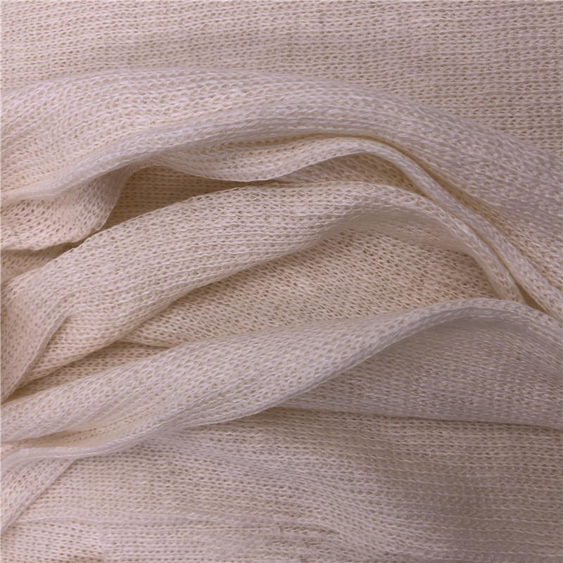 Eco 100%linen jersey fabric 130gsm-220gsm customize linen/cotton fabric