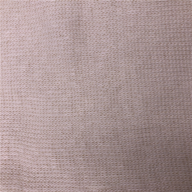 Eco 100%linen jersey fabric 130gsm-220gsm customize linen/cotton fabric
