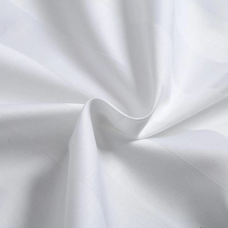 Deeda factory pure cotton bleached white hotel linen fabric on sale