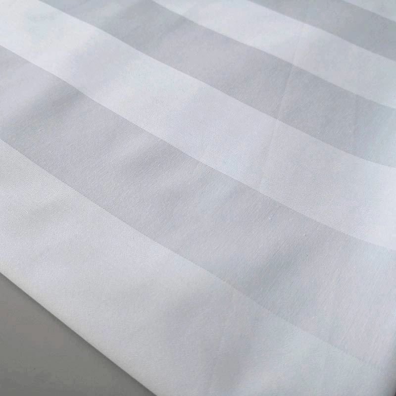 Deeda factory pure cotton bleached white hotel linen fabric on sale