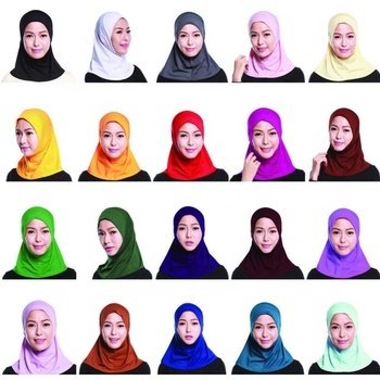 Pure polyester fabric 100% Polyester Fabric headscarf fabric factory outlet Summer diverse colors
