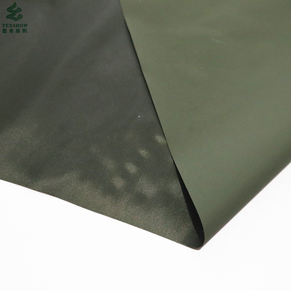 210T Virgin fresh PVC Coated polyester nylon taffeta Waterproof raincoat fabric