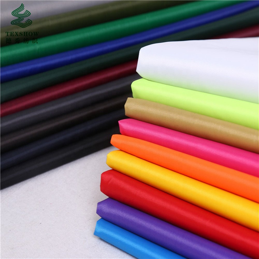 210T Virgin fresh PVC Coated polyester nylon taffeta Waterproof raincoat fabric