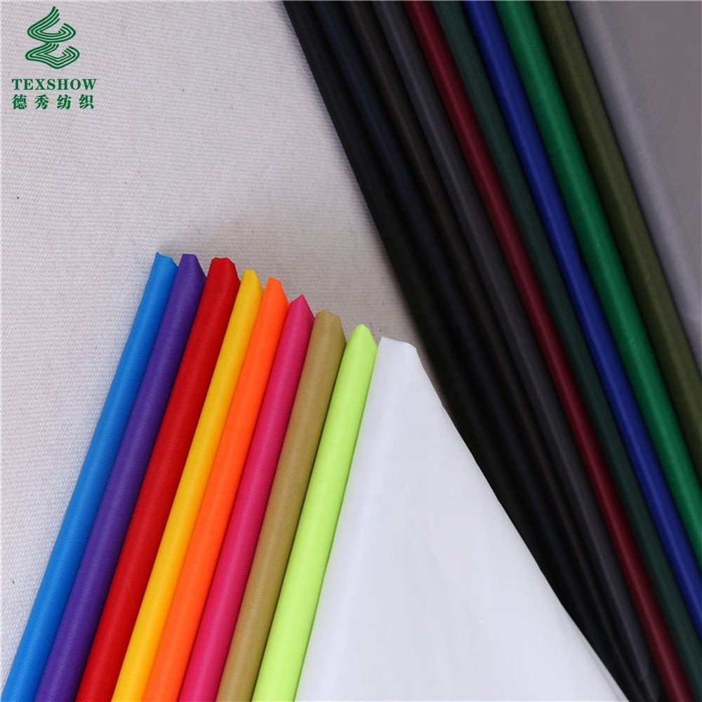 210T Virgin fresh PVC Coated polyester nylon taffeta Waterproof raincoat fabric