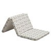 Memory Foam Tri-fold Mattress with Breathable & Washable Bamboo Fiber Fabric Cover, Foldable Floor Mattress Guest Bed