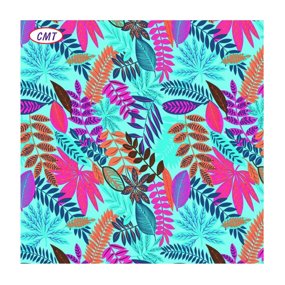 Factory offer Multi-pattern 100% polyester woven FDY Digital Printing Fabric for Dress Clothes