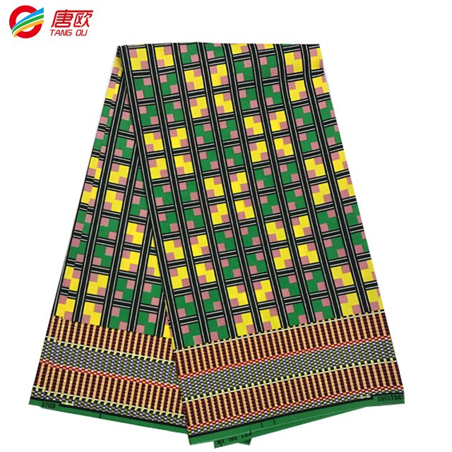 2024 high quality 6 yards 12 yards textiles material wax african wax print 100% polyester fabric