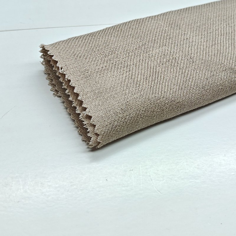 2024 High Quality China Shaoxing Textile Woven New Fashion 100% Pure Linen Shirt Fabric For Sale