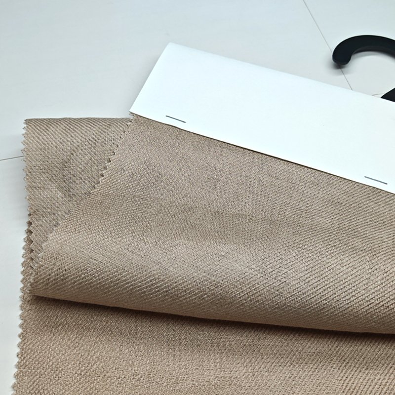 2024 High Quality China Shaoxing Textile Woven New Fashion 100% Pure Linen Shirt Fabric For Sale