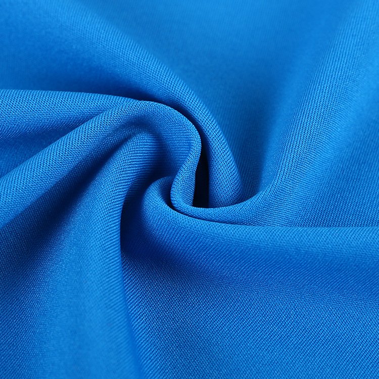 ZURICH FABRIC FOR INDIAN market poly stretch Whole sale shaoxing knit plain dyed fabric textile for garment 95%poly 5%span