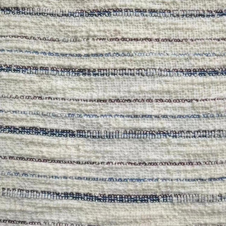 Small sweet wind style comfortable and soft coarse needle jacquard knitted garment fabric