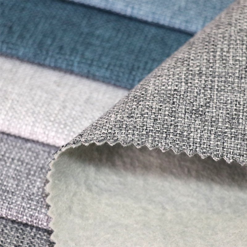 2489 Home Textile Upholstery Waterproof Bedding Living Room Afrcia Oilproof Faux 100% Polyester Look Linen Fabrics for Sofa